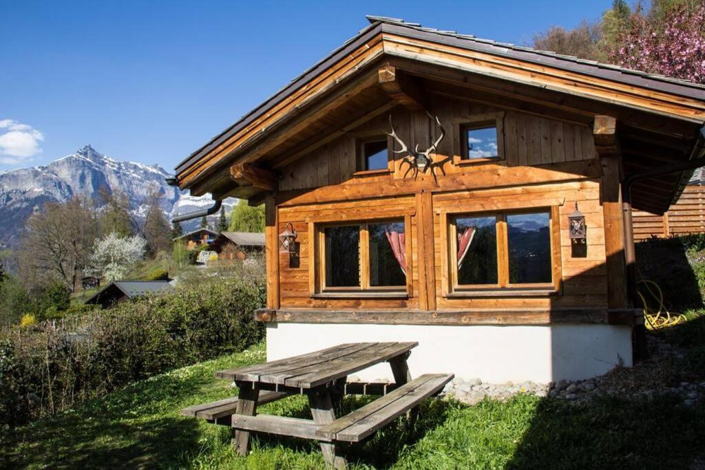 Chalet Cosy Proche Tramway Du Mont-Blanc Et Centre 생제르베레뱅 외부 사진